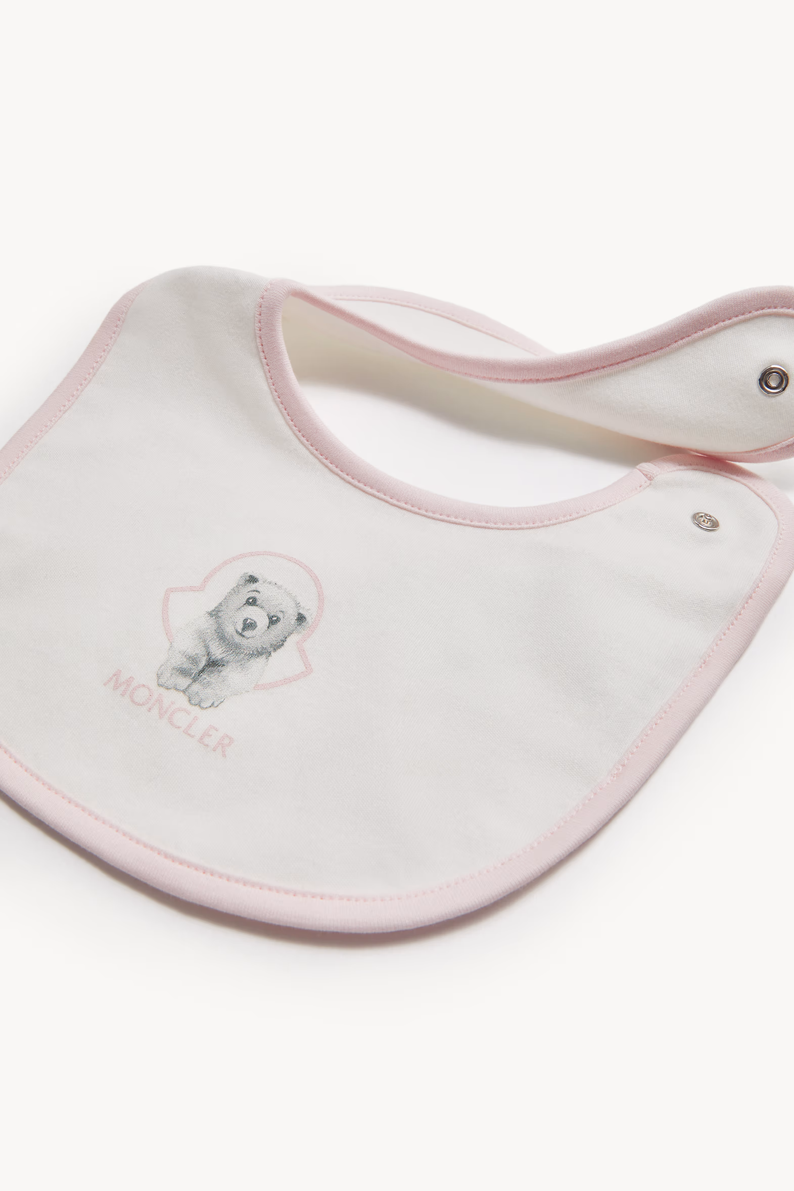 Teddy Bear Logo Cotton Set Girl Light Pink Moncler 3